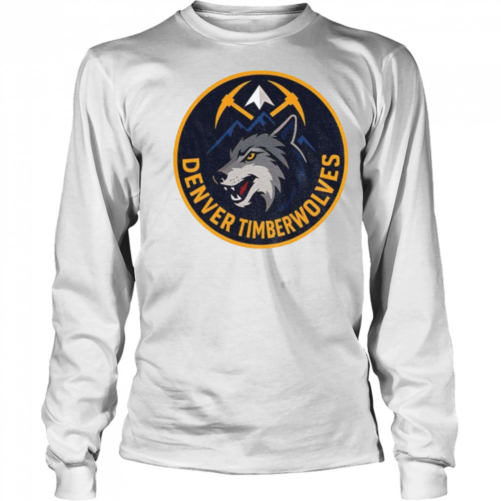 Denver Timberwolves funny NBA logo shirt Long Sleeved