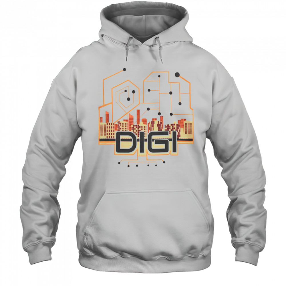 Digi Circuit City T-Shirt Hoodie