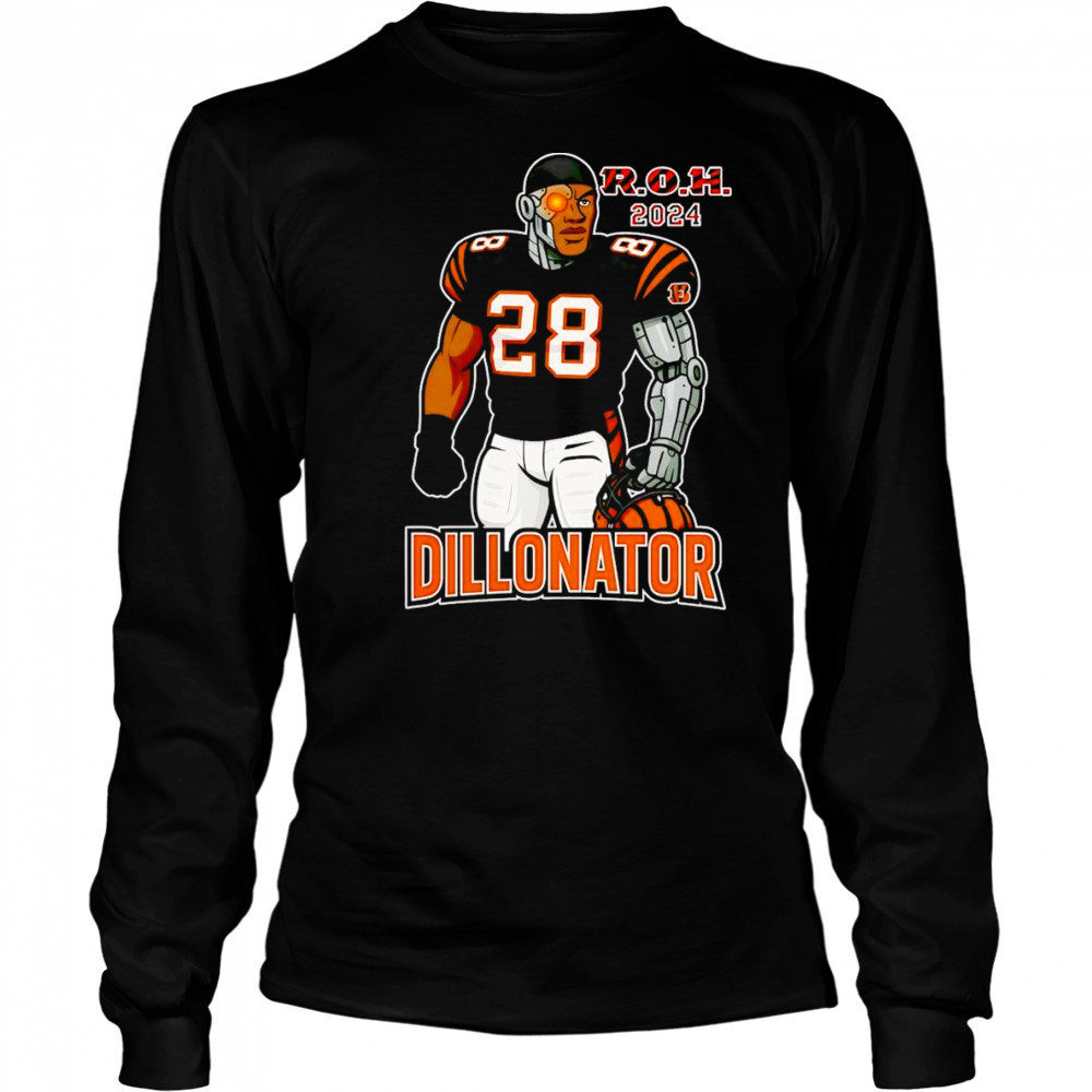 Dillonator Ring of Honor Cincinnati Bengals shirt Long Sleeved