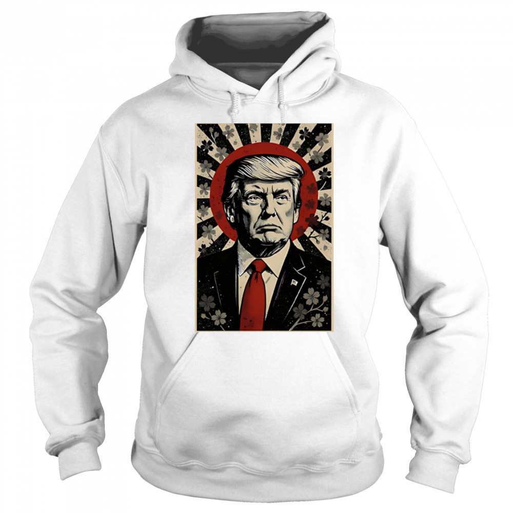 Donald Trump Rising Sun Power Cherry Blossom Propaganda shirt Sweatshirt