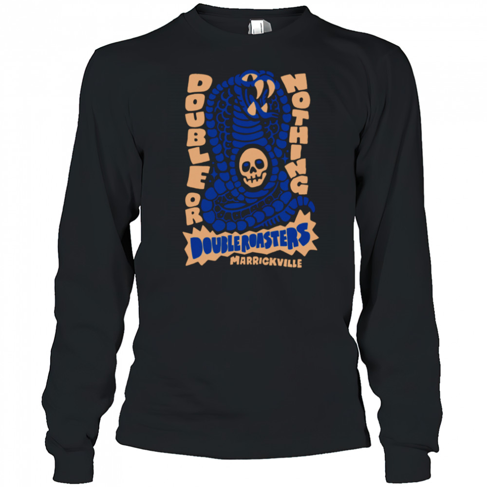 Double Roasters Marrickville Snake Graphic T Shirt Long Sleeved