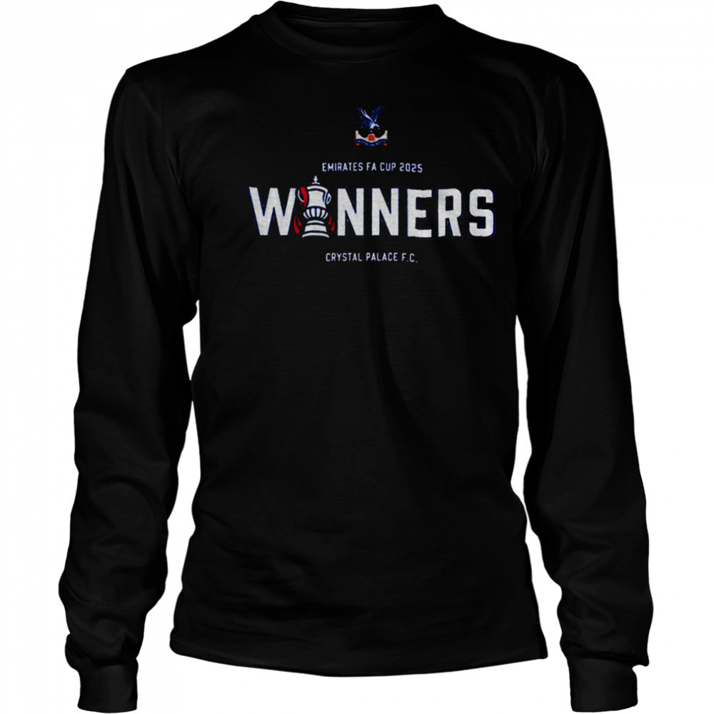 FA Cup Emirates Winners Crystal Palace Football Club 24 25 shirt Long Sleeved
