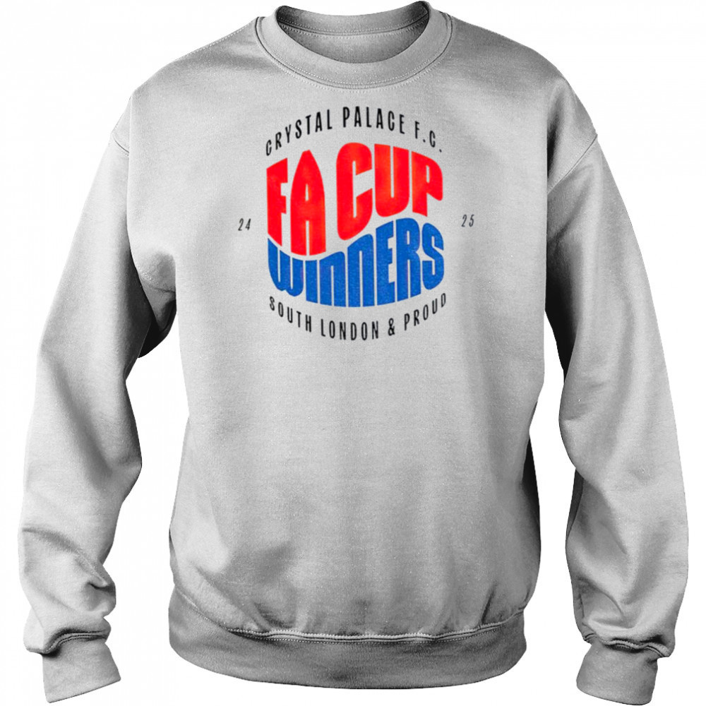 FA Cup Winners Crystal Palace FC 24 25 shirt Hoodie
