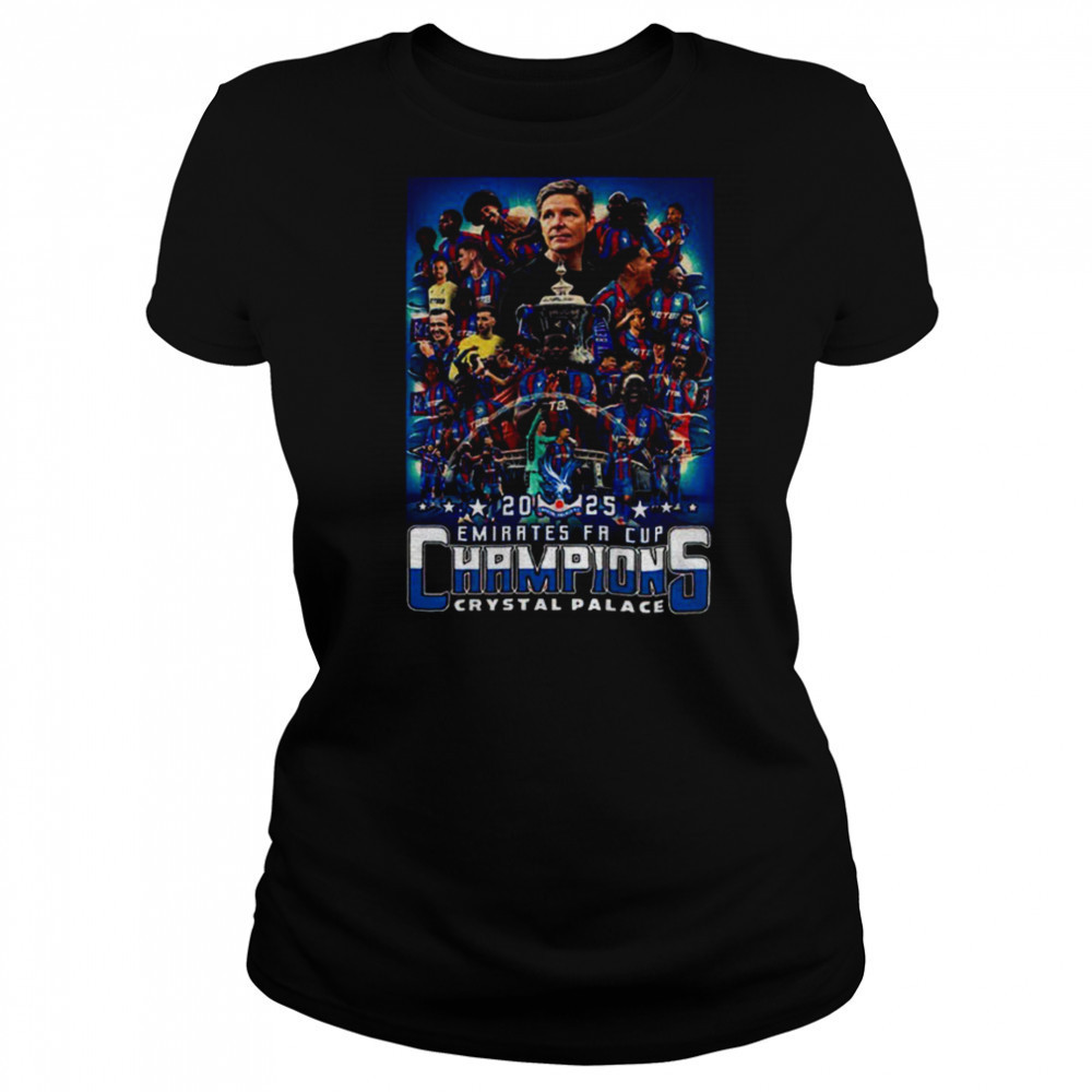 FA Cup Winners Crystal Palace Football Club players 2025 shirt Women's T-shirt