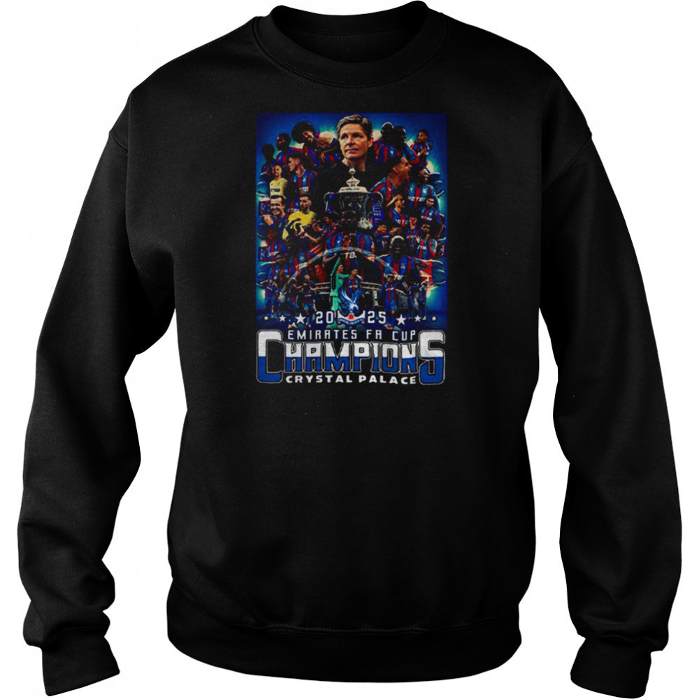 FA Cup Winners Crystal Palace Football Club players 2025 shirt Hoodie
