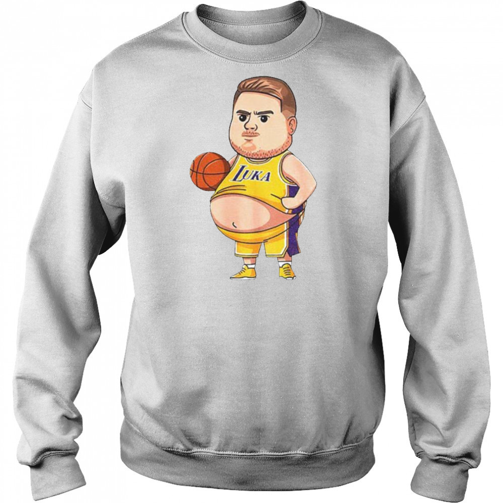 Fat Luka Doncic Los Angeles Lakers NBA Basketball Funny shirt Hoodie