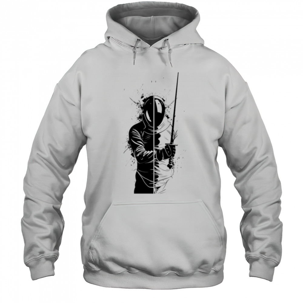 Fencing Strip swordsman shirt Hoodie