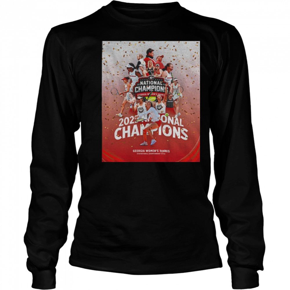 Georgia Bulldogs 2025 Division 1 SEC Women’s Tennis National Champions shirt Long Sleeved