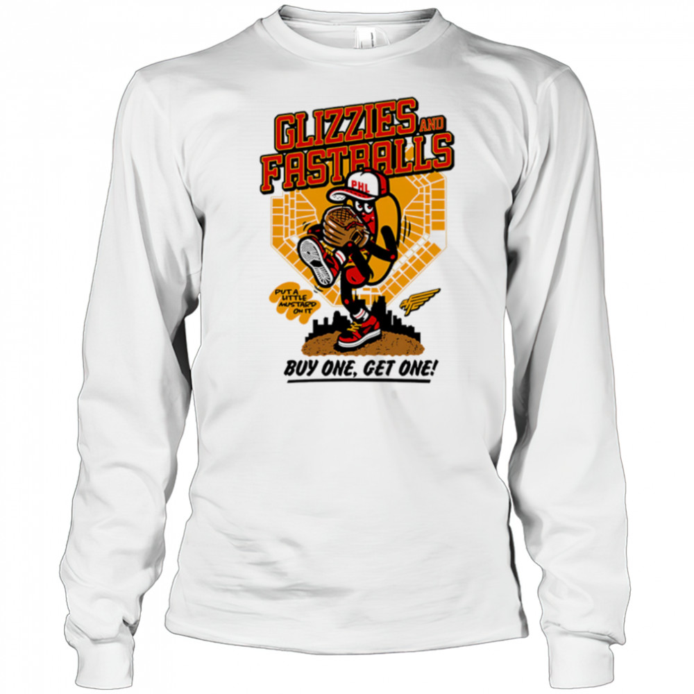 Glizzies and Fastballs buy one get one shirt Long Sleeved