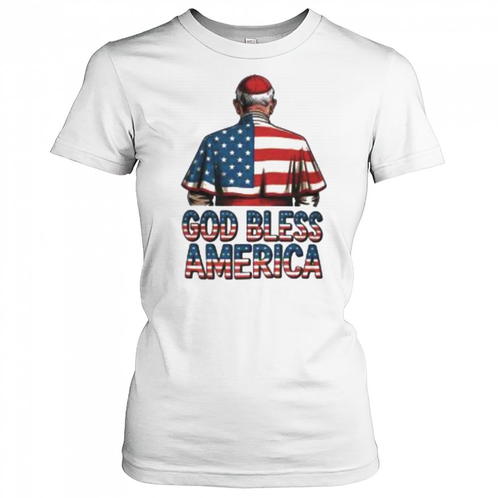 God Bless America Pope Leo XIV Robert Prevost Shirt Women's T-shirt