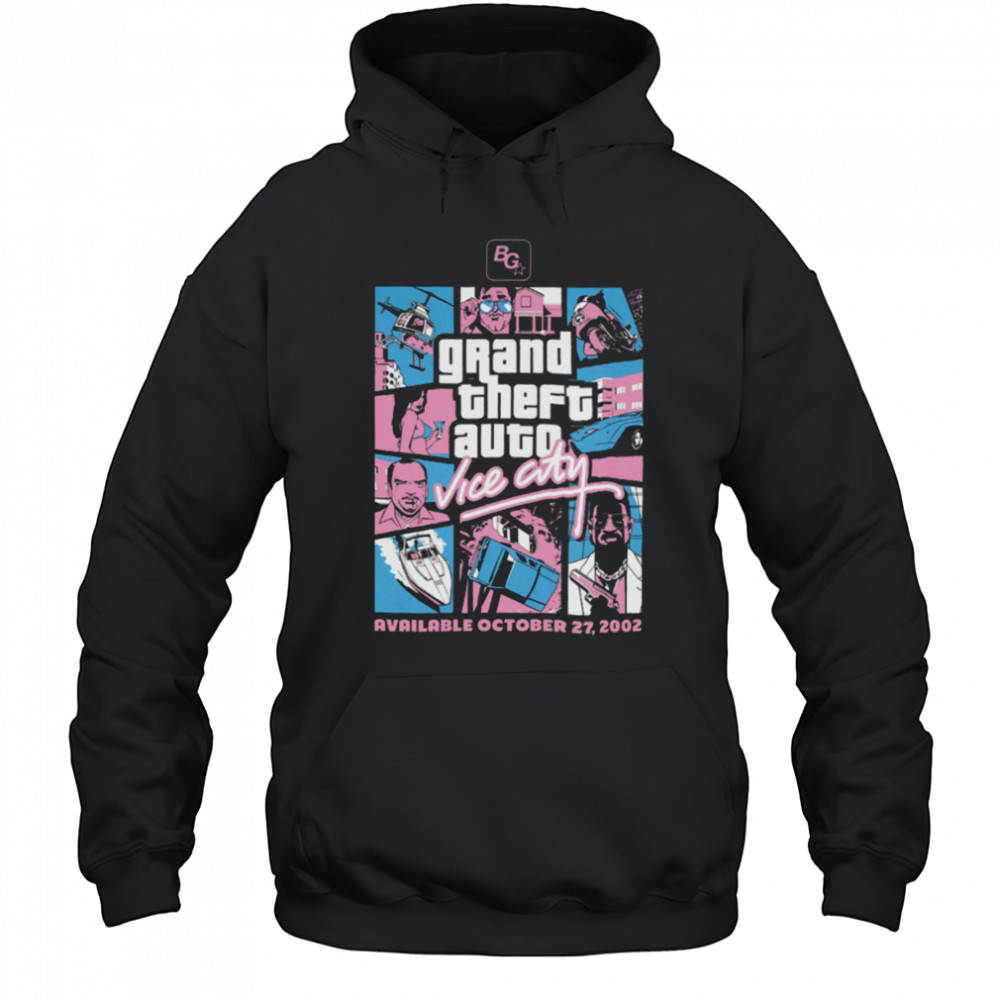 Grand Theft Auto Vice City Vintage Graphic T Shirt Hoodie