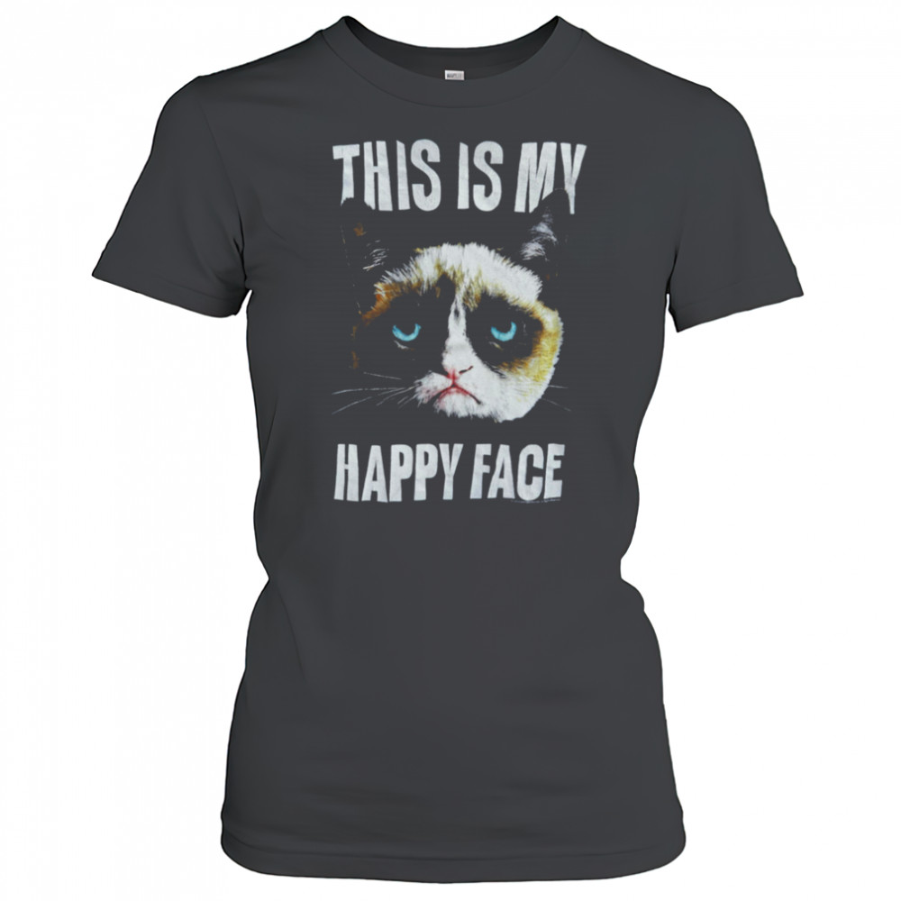 Grumpy Cat This is My Happy Face T Shirt Women's T-shirt