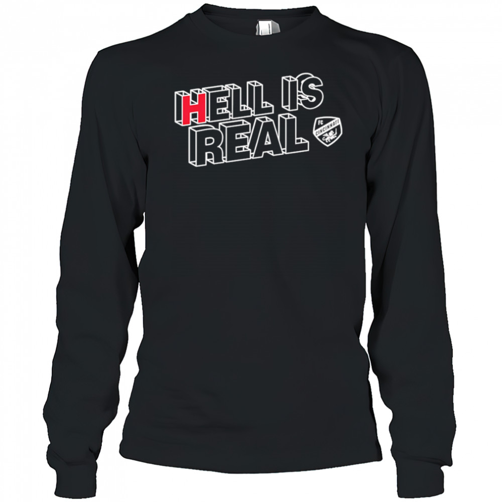 Hell Is Real Coordinates Columbus shirt Long Sleeved