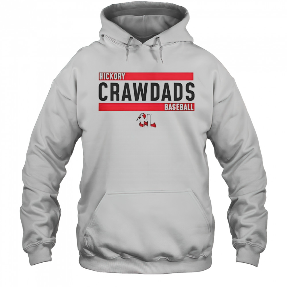 Hickory Crawdads Baseball Logo T-Shirt Hoodie