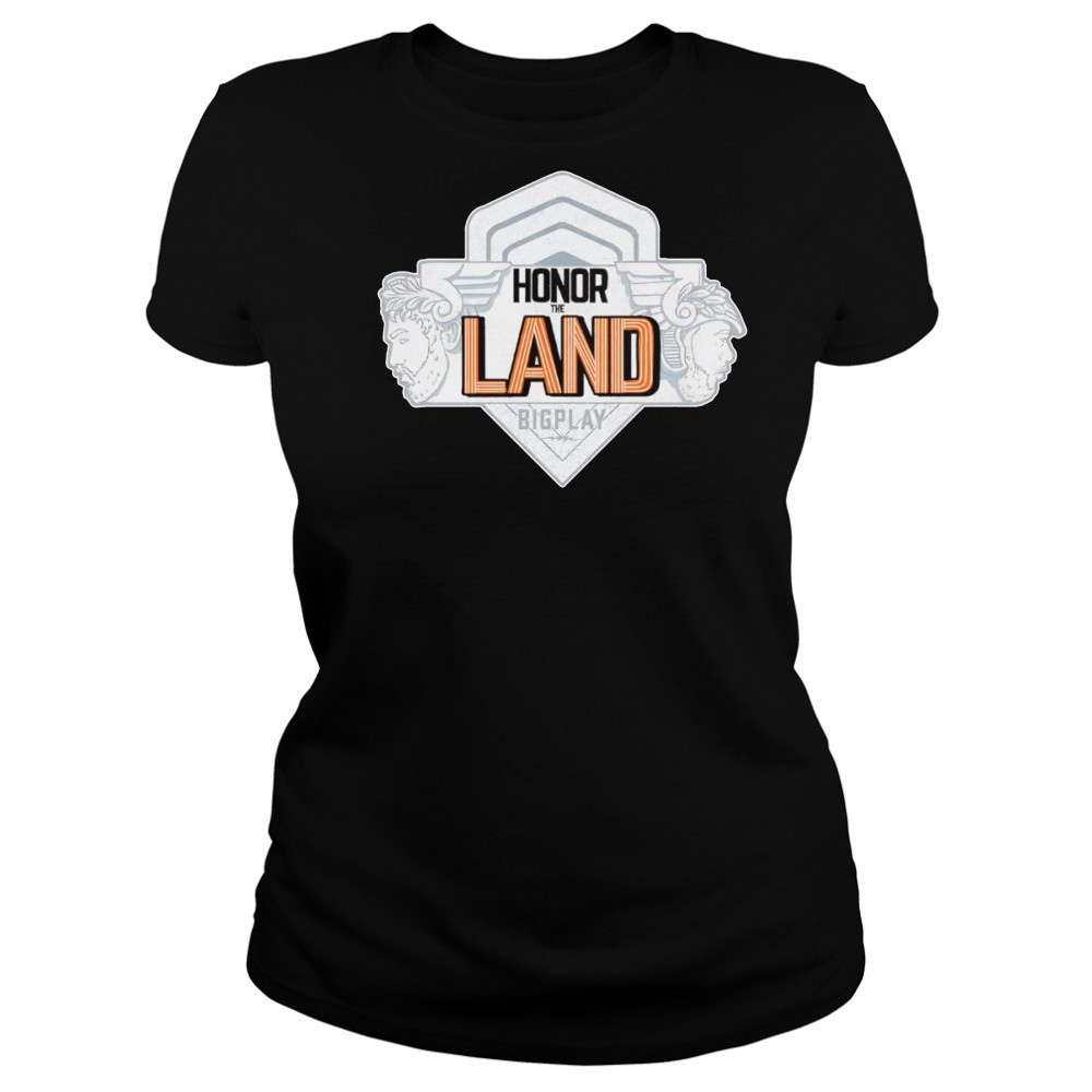 Honor the land Cleveland Guardians shirt Women's T-shirt