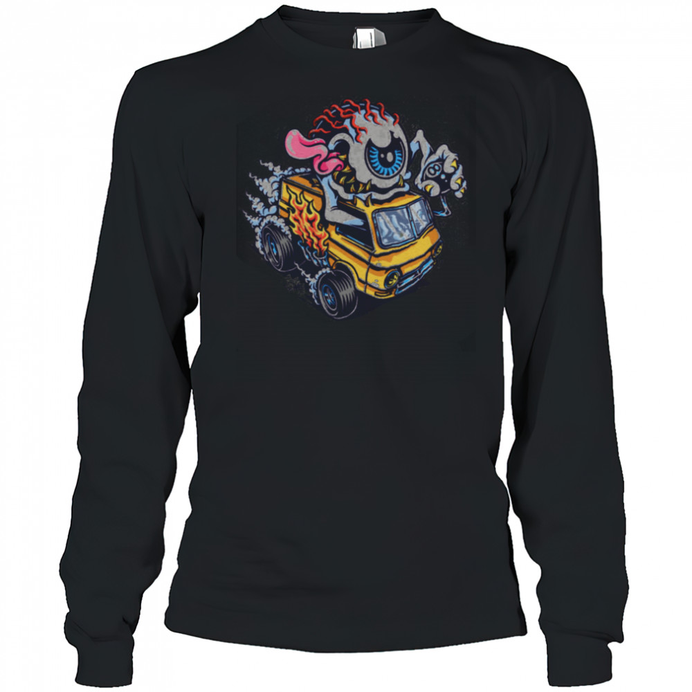 Hot Rod Eyeball Monster T Shirt Long Sleeved