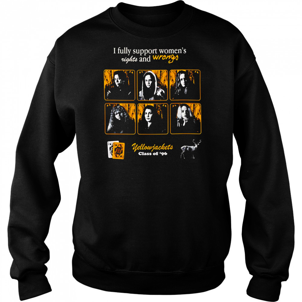 I fully support women’s rights and wrongs shirt Hoodie