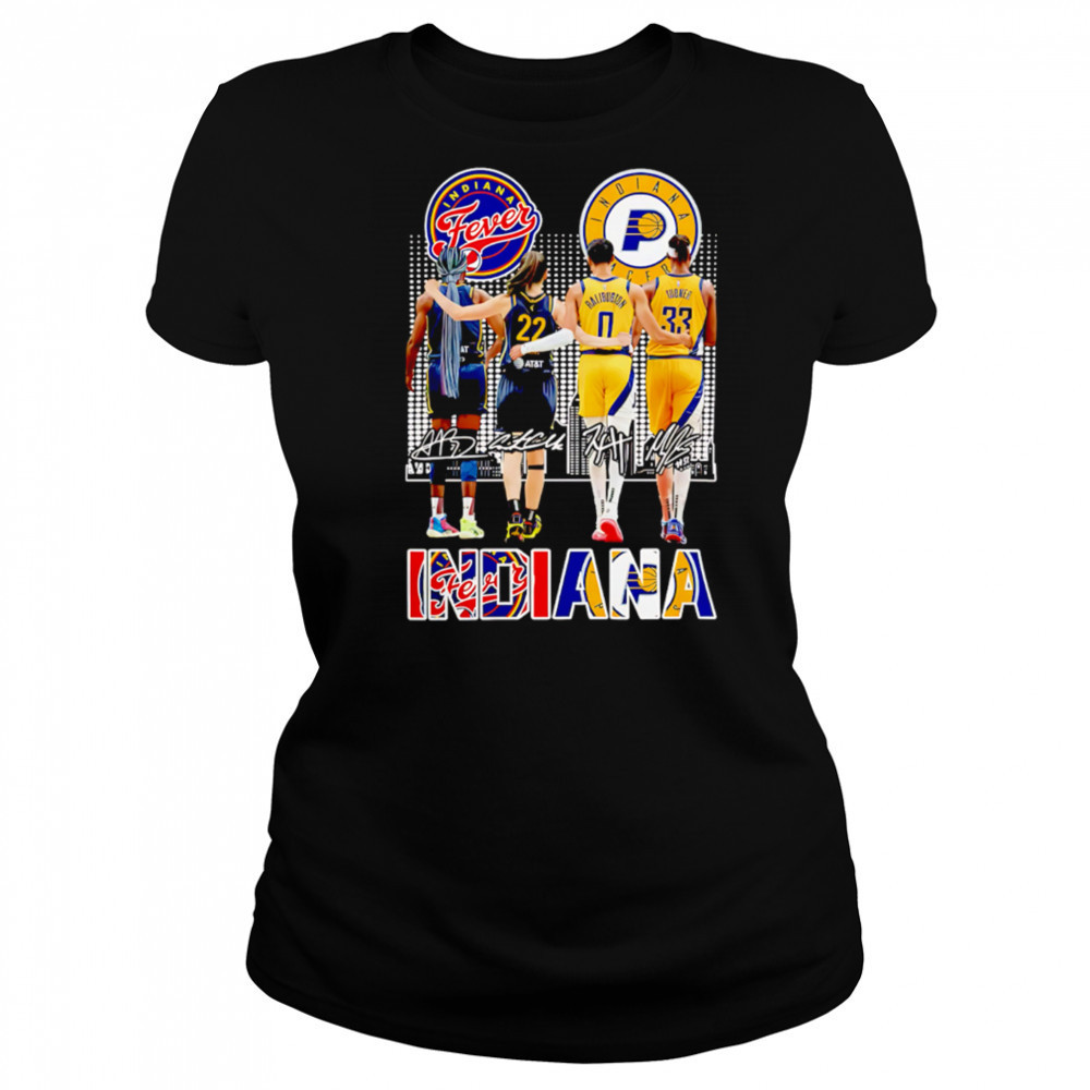 Indiana Fever and Indiana Pacers Signatures shirt Women's T-shirt