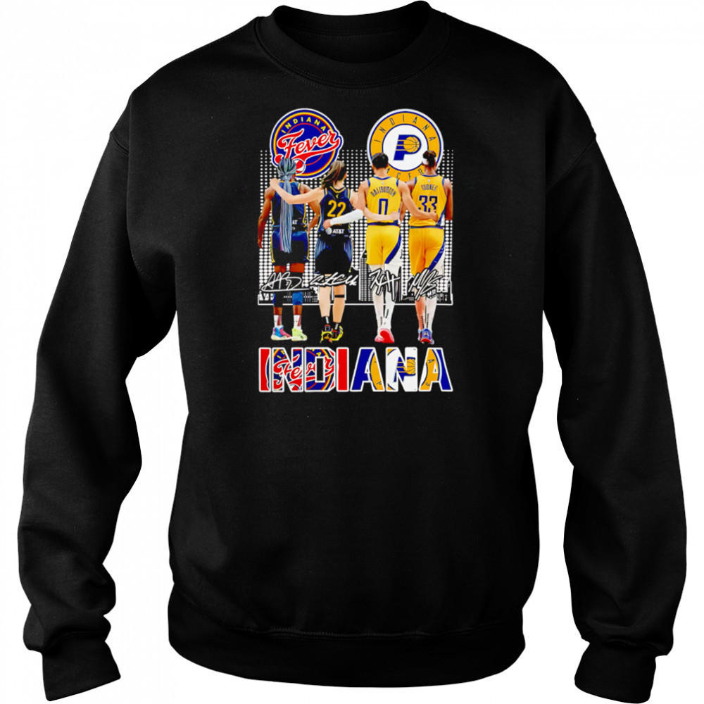 Indiana Fever and Indiana Pacers Signatures shirt Hoodie