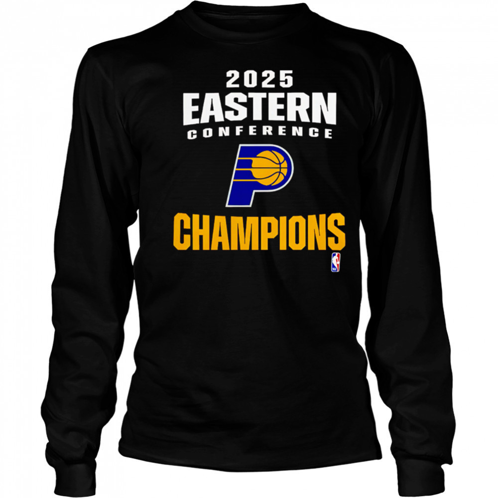 Indiana Pacers 2025 NBA Eastern Conference Champions shirt Long Sleeved