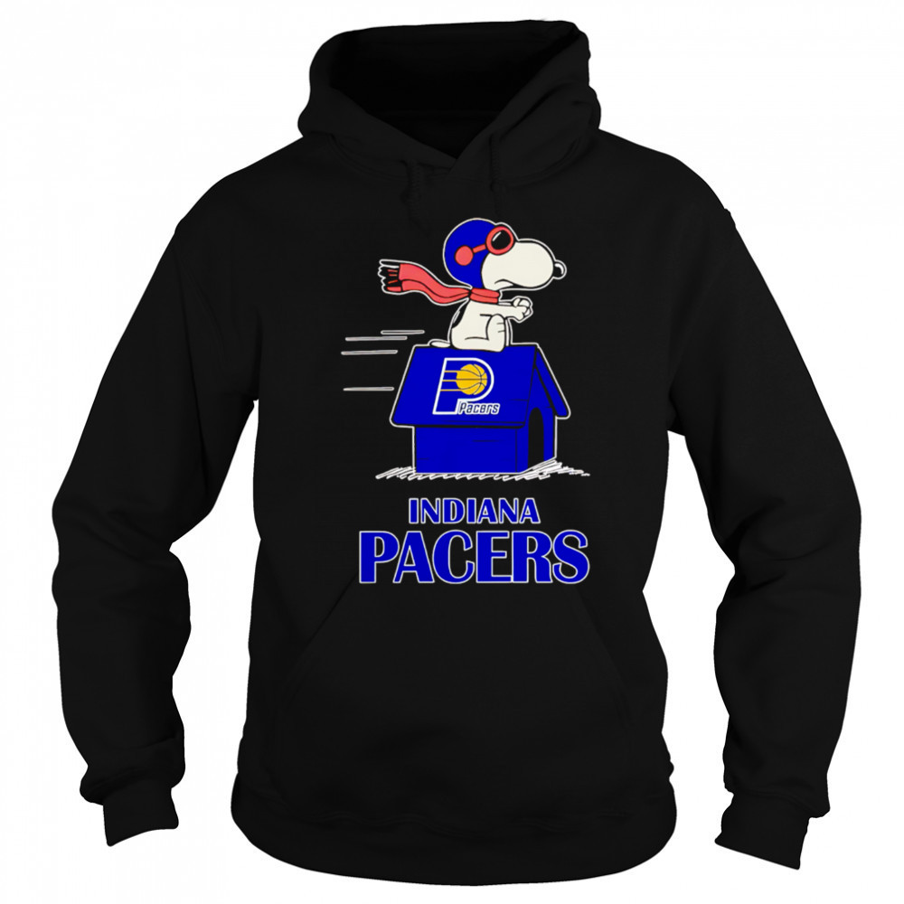 Indiana Pacers Nba Basketball Snoopy House 2025 shirt Sweatshirt