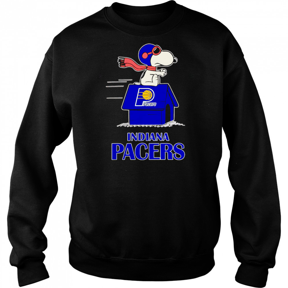 Indiana Pacers Nba Basketball Snoopy House 2025 shirt Hoodie