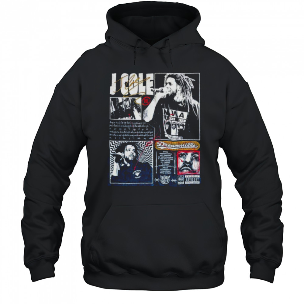 J Cole Faded Washed Hip Hop T Shirt Hoodie