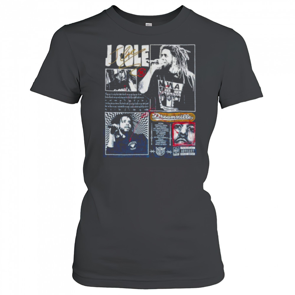 J Cole Faded Washed Hip Hop T Shirt Women's T-shirt