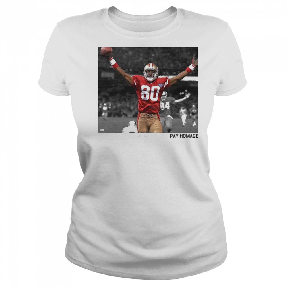 Jerry Rice Pay Homage T-shirt Women's T-shirt