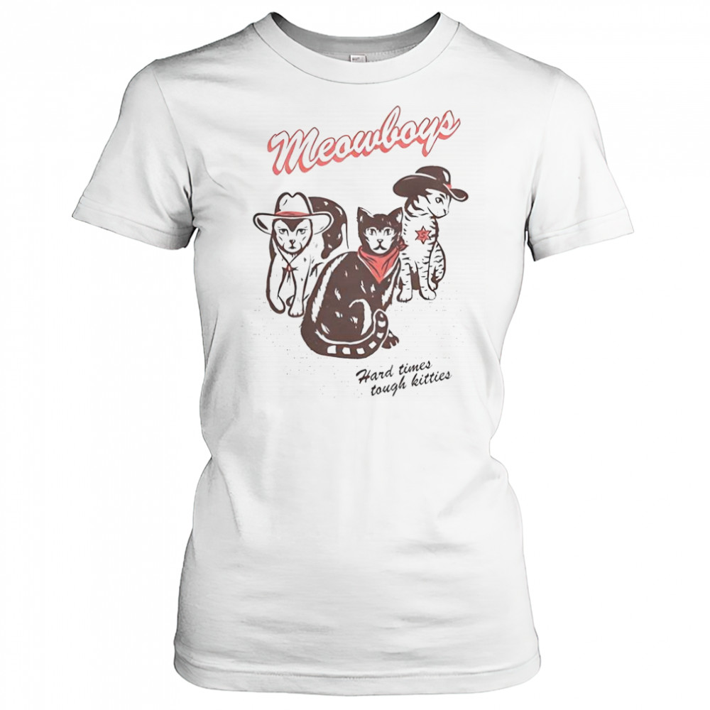 Joywave Meowboys Hard Times Tough Kitties T-Shirt Women's T-shirt
