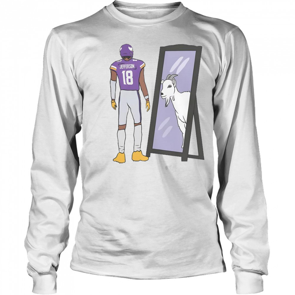 Justin Jefferson Mirror Goat T-Shirt Long Sleeved