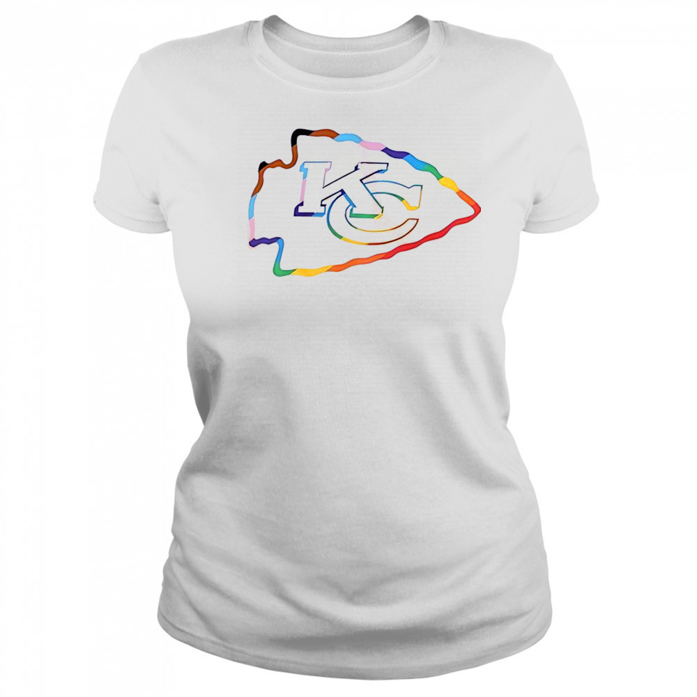 Kansas City Chiefs Logo Pride T-Shirt Women's T-shirt