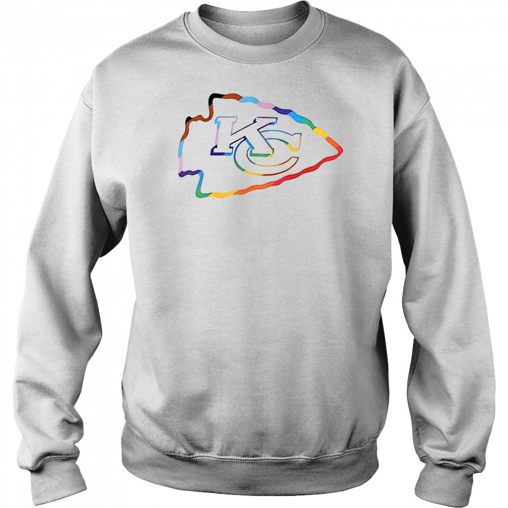 Kansas City Chiefs Logo Pride T-Shirt Hoodie