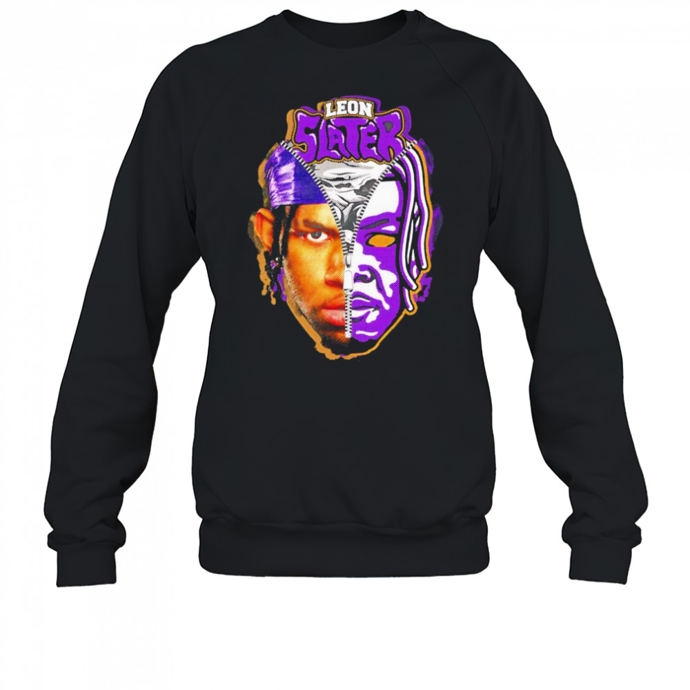 Leon Slater zip up skull shirt Sweatshirt