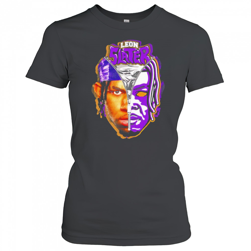 Leon Slater zip up skull shirt Women's T-shirt