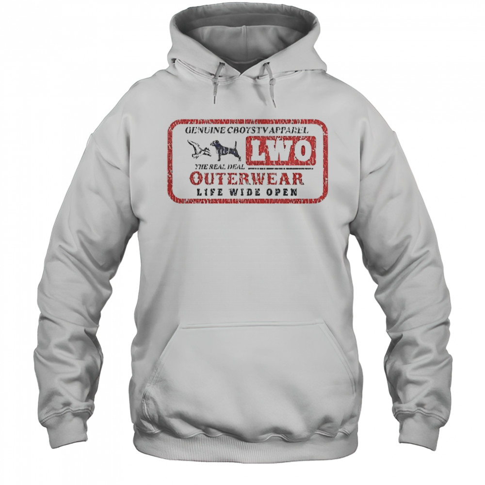 Life Wide Open Genuine CboysTV The Real Deal Outerwear T-Shirt Hoodie