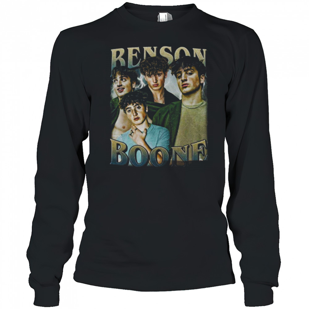 Limited Benson Boone Heavy Cotton T Shirt Long Sleeved