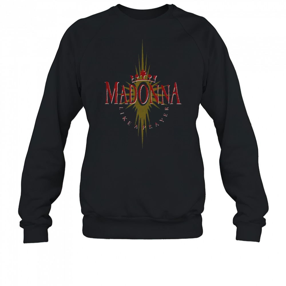 Madonna Like a Prayer Album Cover T Shirt Sweatshirt