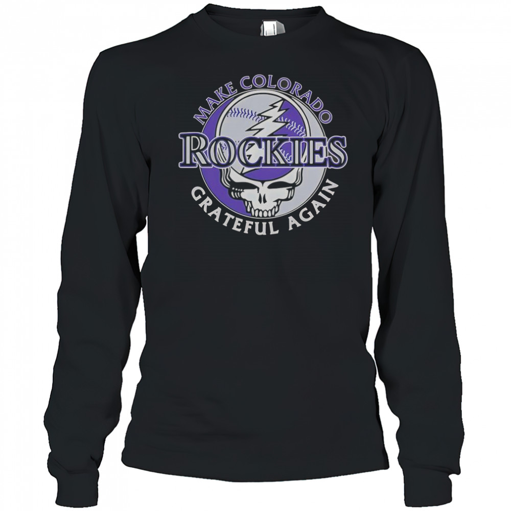 Make Colorado Rockies Grateful Again T-Shirt Long Sleeved