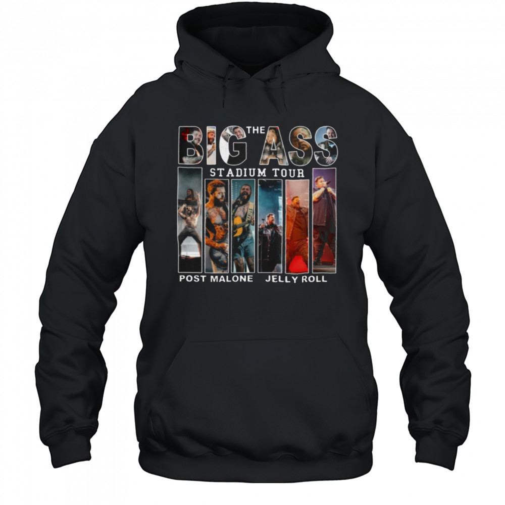 Malone Tour Big Ass Stadium Jelly Roll Football Retro 90s Vintage Shirt Hoodie