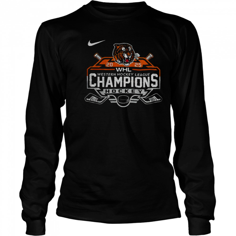 Medicine Hat Tigers Western Hockey League Champions 2025 shirt Long Sleeved