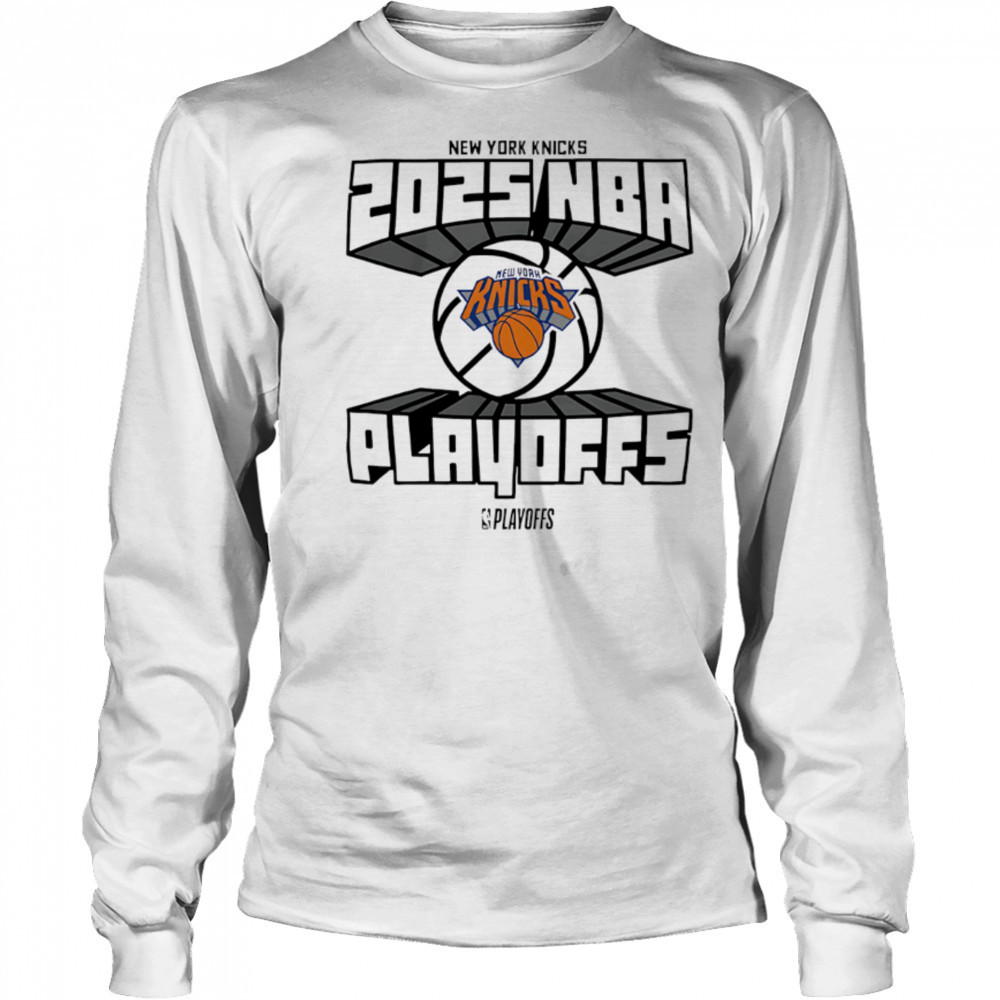 Men’s New York Knicks 2025 Playoffs Spiced shirt Long Sleeved