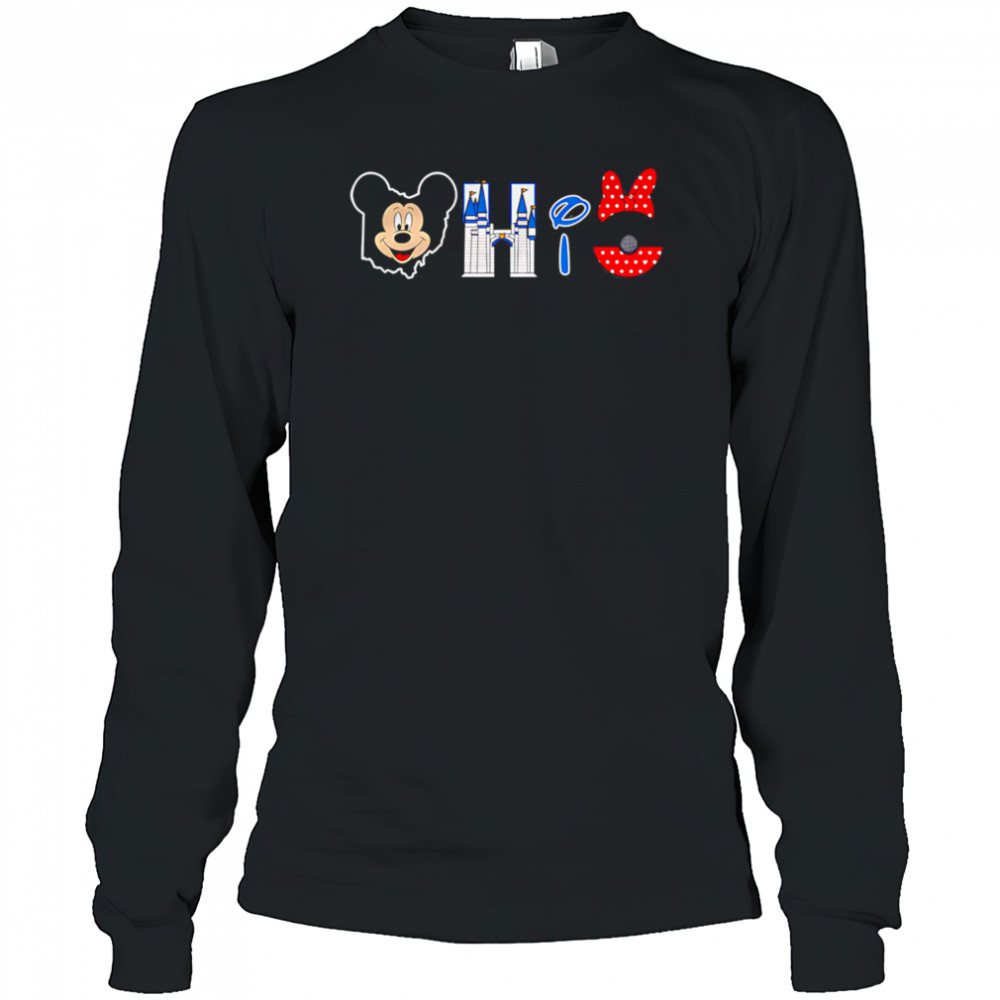 Mickey Mouse Ohio shirt Long Sleeved