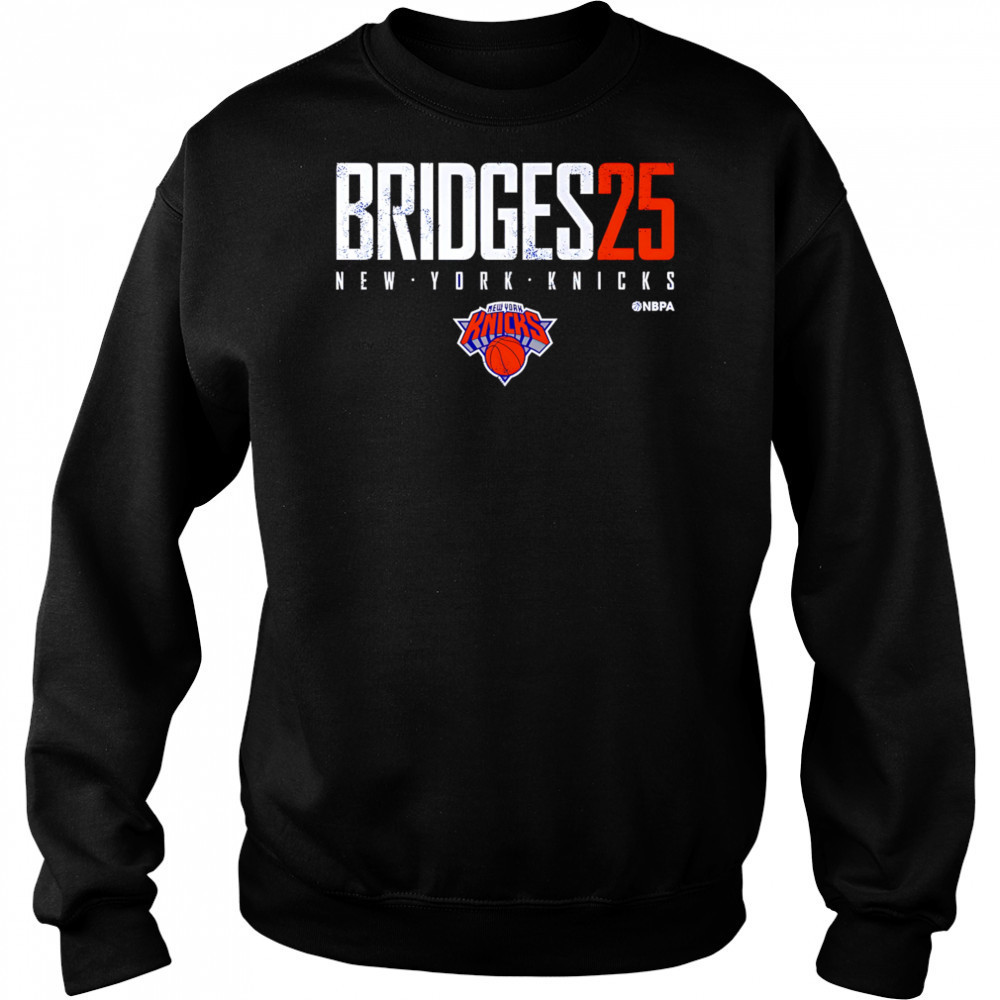 Mikal Bridges 25 New York Knicks shirt Hoodie