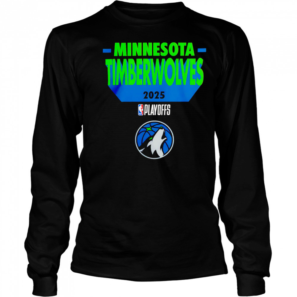Minnesota Timberwolves 2025 Playoff Participant NBA Playoff shirt Long Sleeved
