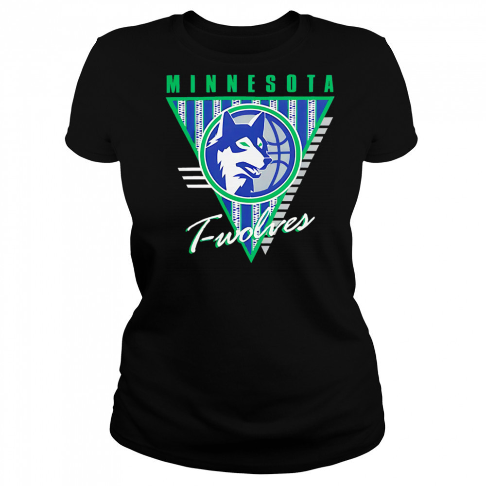 Minnesota Timberwolves Mitchell & Ness Worldwide Collection Tri-Logo shirt Women's T-shirt