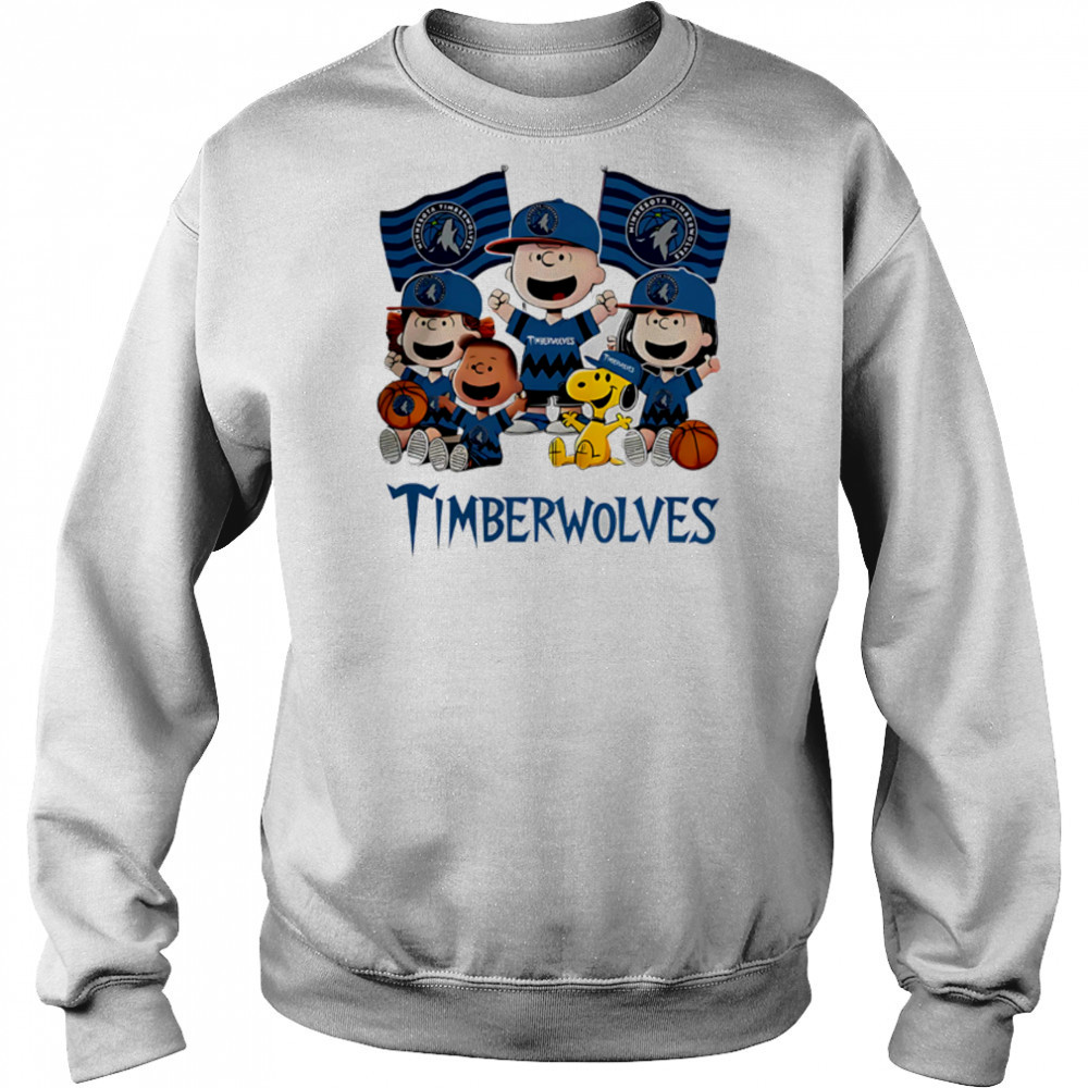 Minnesota Timberwolves Snoopy And Friends funny cartoon shirt Hoodie