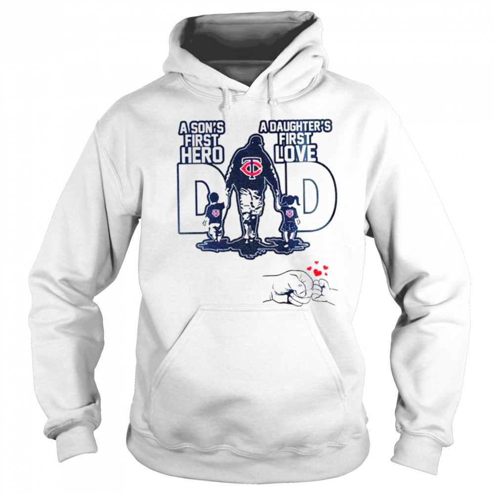 Minnesota Twins Dad A son’s first hero a daughter’s first love Happy Father’s Day 2025 shirt Sweatshirt