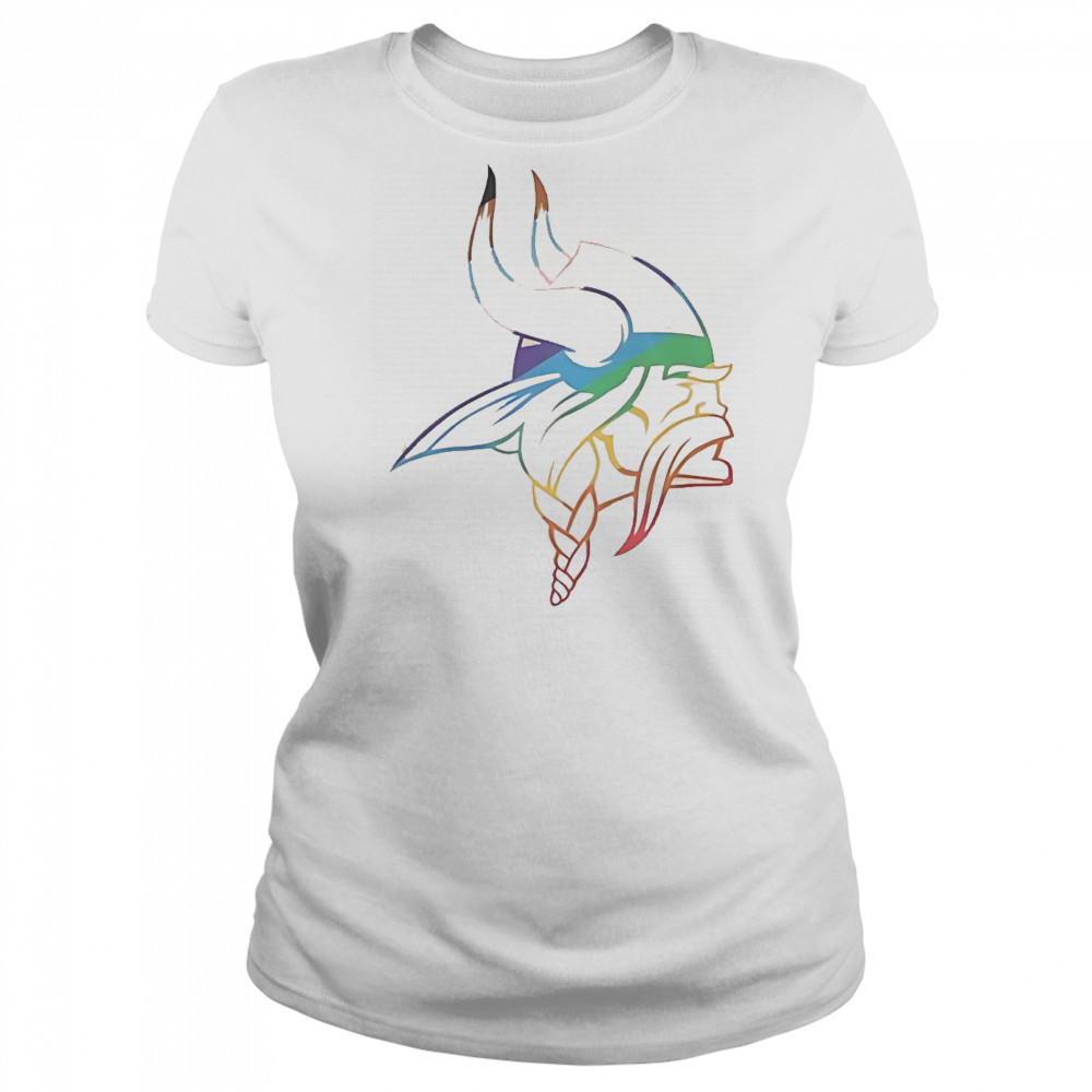 Minnesota Vikings Logo Pride T-Shirt Women's T-shirt