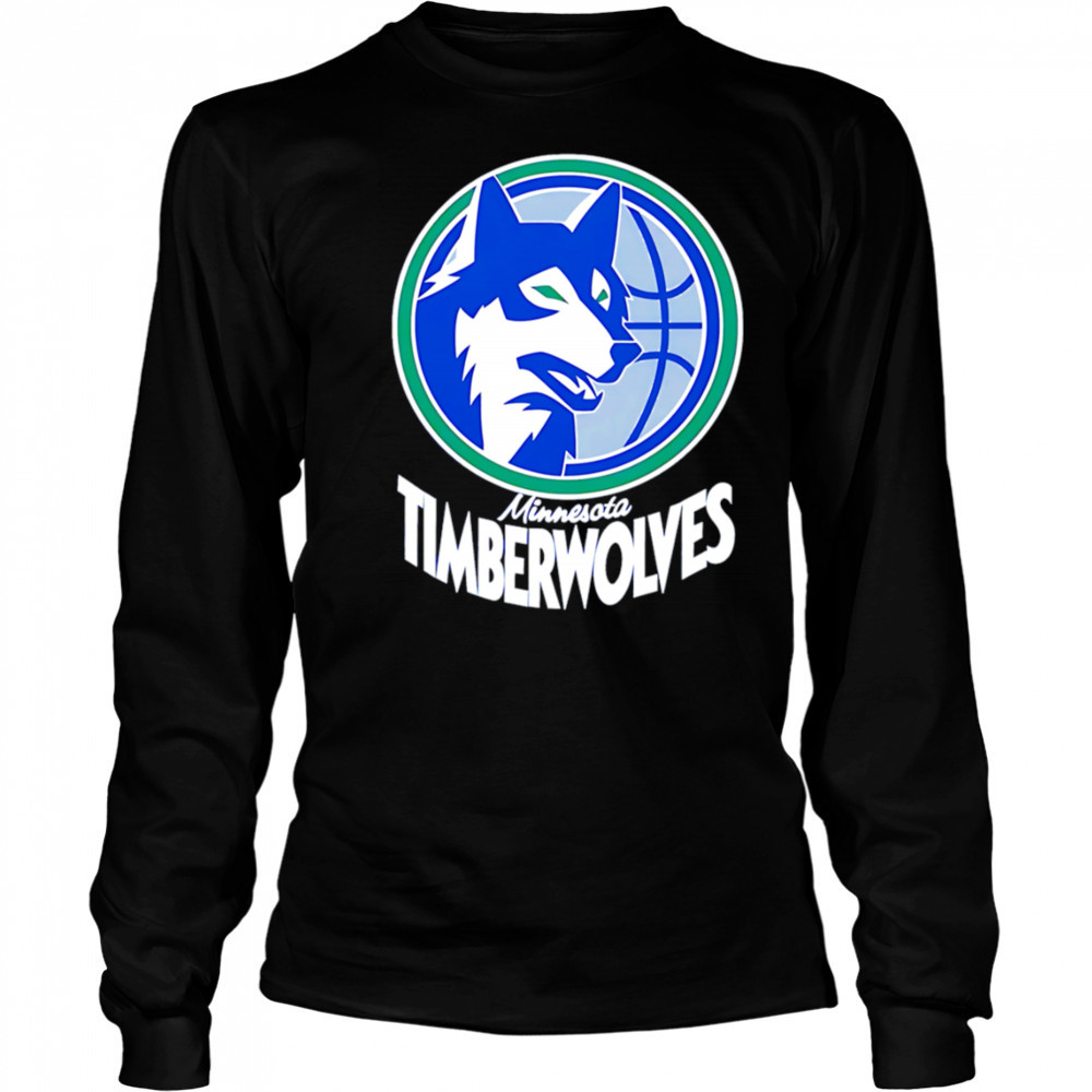 Mitchell and Ness Minnesota Timberwolves MVP shirt Long Sleeved